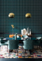 Preview: Mosaique rectangle uni vert brillant Ceramique aspect bambou