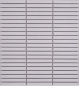 Preview: Mosaique Rectangle uni blanc mat Ceramique aspect bambou