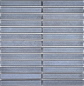 Preview: Mosaikfliese Stäbchen CG CS 26 Taben grau gesprenkelt - 1 Mosaikmatte