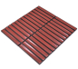 Preview: Batonnets mosaiques Ceramiques retro annees 50/60 rouge brillant mouchete