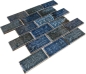 Preview: Mosaico Mattone verde lucido Ceramica aspetto composito verde lucido