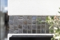 Preview: Mosaik Quadrat Kanran black Keramik 3D-Optik schwarz glänzend