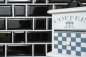 Preview: Mosaico metro uni negro mezcla ceramica metro look brillante