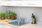 Preview: Mosaico metro uni piedra gris mezcla ceramica metro look gris brillante
