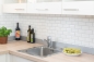 Preview: Mosaico metro uni bianco in ceramica metro look lucido