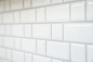 Preview: Mosaico metro uni blanco mezcla ceramica metro look brillante