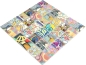 Preview: Mosaico cuadrado mezcla POP ceramica pop art look multicolor colorido brillante