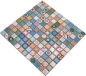 Preview: Mosaico cuadrado mezcla ceramica retro aspecto retro multicolor multicolor mate