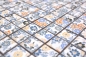 Preview: Mosaico cuadrado de flores de primavera de ceramica flor mirada mezcla de flores blancas brillantes