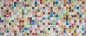 Preview: Mosaico cuadrado mezcla Star ceramica aspecto retro multicolor multicolor brillante