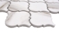 Preview: Keramikmosaik Florentiner Calacatta Vintage weiß graubraun matt