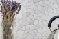 Preview: Mosaique Bruch Ciot uni Biancone Marbre aspect casse beige clair mat