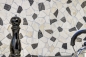Preview: Mosaique brisee Ciot mix BianconeJava Marbre aspect brise beige noir mat