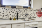 Preview: Mosaique brisee Ciot mix BianconeJava Marbre aspect brise beige noir mat
