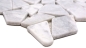 Mobile Preview: Natursteinmosaik Marmor weiss carrara matt Wand Boden Küche Bad Dusche - 44-30-2030