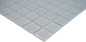 Preview: Mosaik Fliese Transluzent grau Glasmosaik Crystal hellgrau 60-0204 - 10 Matten