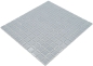 Preview: Mosaik Fliese Transluzent grau Glasmosaik Crystal hellgrau 60-0204 - 10 Matten