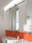 Preview: Mosaico de vidrio rojo fuego revestimiento bano azulejo cocina backsplash - 60-0904