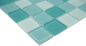 Preview: Mosaik Transluzent Crystal mix gruen glaenzend - 10 Mosaikblaetter