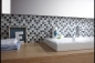 Preview: Mosaico de vidrio gris blanco antracita piscina mosaico piscina mosaico cuarto de bano WC - 62-0204