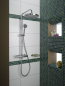 Preview: Carreaux de mosaique Mosaique de verre Vert clair Vert petrole Carre Crystal