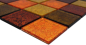 Preview: Mosaik Fliese Glasmosaik Gold Orange Rot Struktur Wandverkleidung Küche Bad - 120-07424