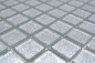Preview: Mosaik Fliese Glasmosaik Silber Glitzer Wandfliese Küchenfliese Badfliese - 60-0207