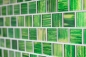 Preview: Carreaux de mosaique Mosaique de verre Assemblage de murs jaune givre Verre laiteux