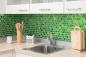 Preview: Carreaux de mosaique Mosaique de verre Assemblage de murs jaune givre Verre laiteux