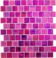 Mobile Preview: Glasmosaik Mauerverband Pink Lila gefrostet Milchglas Fliesenspiegel Wand Küche - 68-CF47