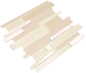 Preview: Mosaique composite verre mosaique pierre mix beige mix translucide aspect composite brillant