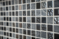 Preview: Mosaique Carre Mosaique de verre Pierre mix gris noir Mix translucide brillant
