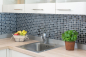 Preview: Mosaique Carre Mosaique de verre Pierre mix gris noir Mix translucide brillant