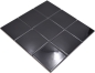 Preview: Mosaico quadrato liscio in ceramica nera lucida