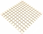 Preview: Mosaik Quadrat uni hellbeige unglasiert Keramik matt R10