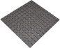 Preview: Mosaik Quadrat uni braun unglasiert Keramik matt R10