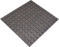 Preview: Mosaico de ceramica sin esmaltar marron mate - 10 hojas de mosaico