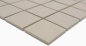Preview: Mosaique Ceramique non emaillee beige clair mat - 10 feuilles de mosaique