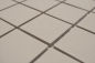 Preview: Mosaique Ceramique non emaillee beige clair mat - 10 feuilles de mosaique