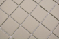 Preview: Mosaique Ceramique non emaillee beige clair mat - 10 feuilles de mosaique