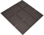 Preview: Mosaico de ceramica antideslizante mosaico negro sin esmaltar 14-CU922