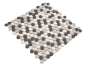 Preview: Mosaique Bouton mix non emaille Ceramique aspect rond beige noir mat R10
