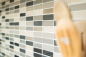 Preview: Mosaique Carreau Ceramique beige clair gris batonnets non emailles verre 24-CUSTG61
