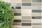 Preview: Mosaique Carreau Ceramique beige clair gris batonnets non emailles verre 24-CUSTG61