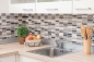 Preview: Mosaique Carreau Ceramique beige clair gris batonnets non emailles verre 24-CUSTG61