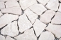 Preview: Mosaique Bruch Ciot uni Biancone Marbre aspect casse beige clair mat