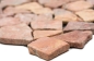 Preview: Bruchmosaik Polygonal Marmor Natursteinmosaik rose rot Ciot Rossoverona 44-30-140