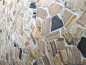Preview: Mosaique brisee Ciot mix wood stone Fossil Marbre aspect brise multicolore mat