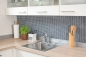 Preview: Mosaique chevron Enamel noir mat ECO GLAS aspect chevron