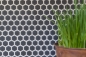 Preview: Mosaico Hexagono Esmalte negro mate ECO GLAS aspecto hexagono